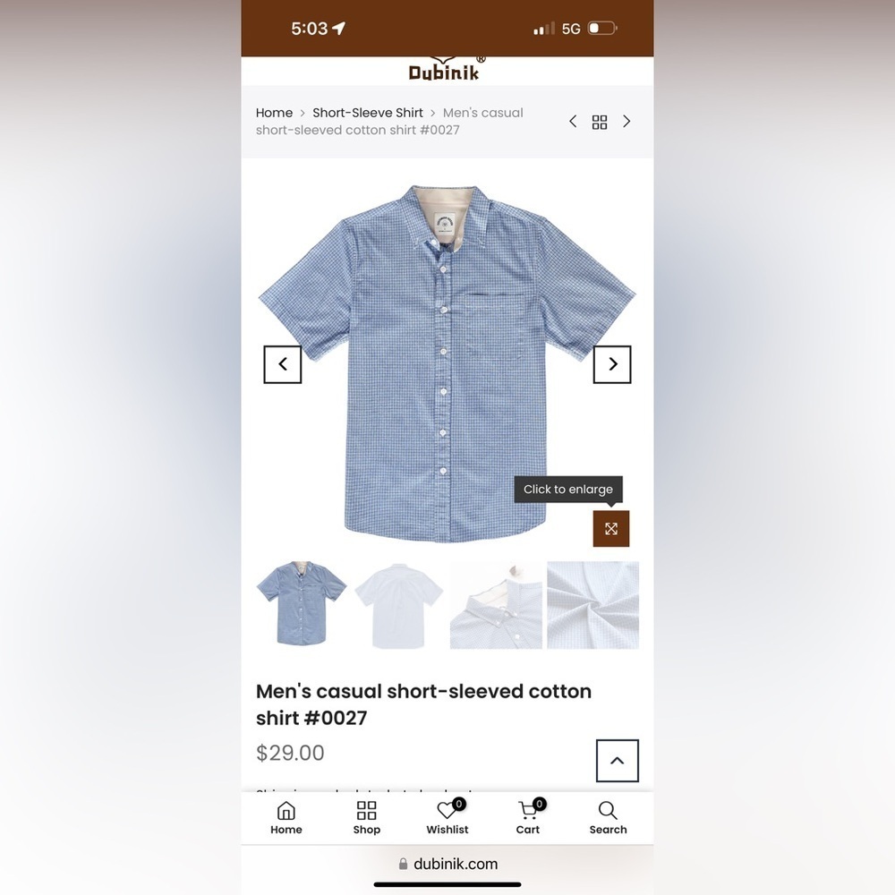 DUBINIK - EC - Men’s Button Down Shirt